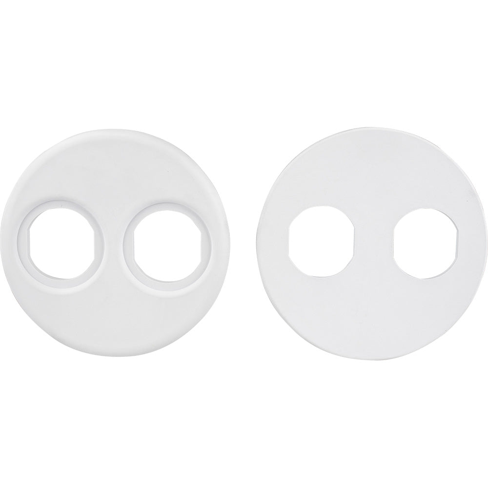 84470Sea-Dog 4" Gauge Power Socket Adapter Mounting Plate - White