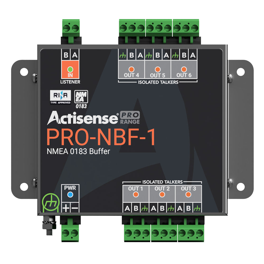 Actisense PRO NMEA Buffer - 1 OPTO Input, 6 ISO-Drive Outputs, Serial Port, Pluggable Screw Terminals