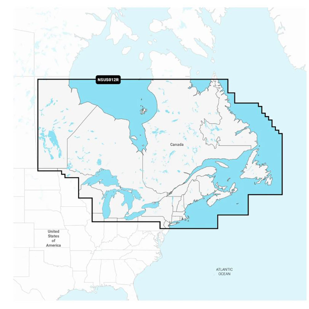 Garmin Navionics+ NSUS012R Canada, East Great Lakes