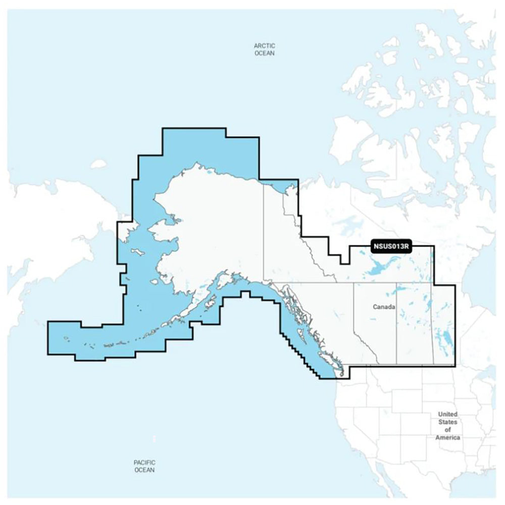 Garmin Navionics+ NSUS013R Canada, West Alaska