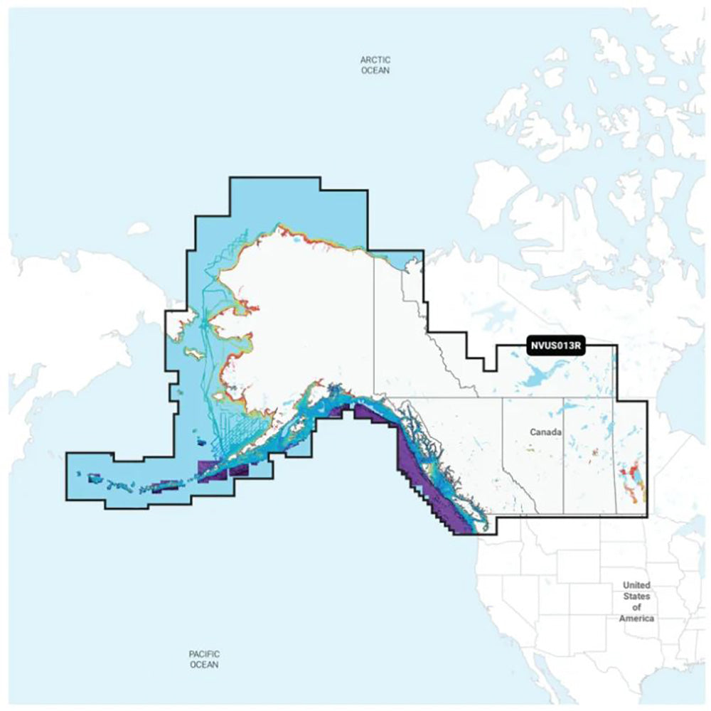 Garmin Navionics Vision+ NVUS013R Canada, West Alaska