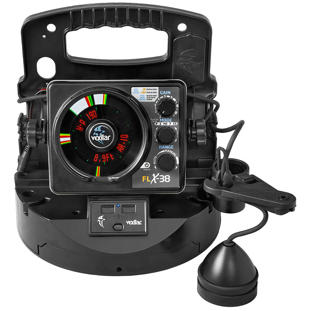 Vexilar FLX-38 BB Pro Pack Elite w/Broad Band Ice Ducer Vexilar Lithium Battery