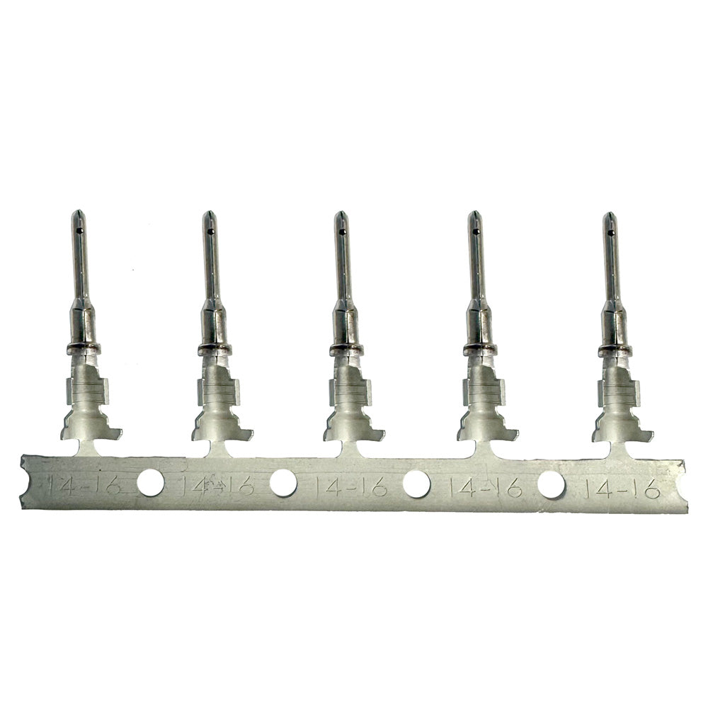 Pacer Deutsch Stamped Formed Contacts f/14-18 AWG Wire Pin Cavity Style - 100 Pack