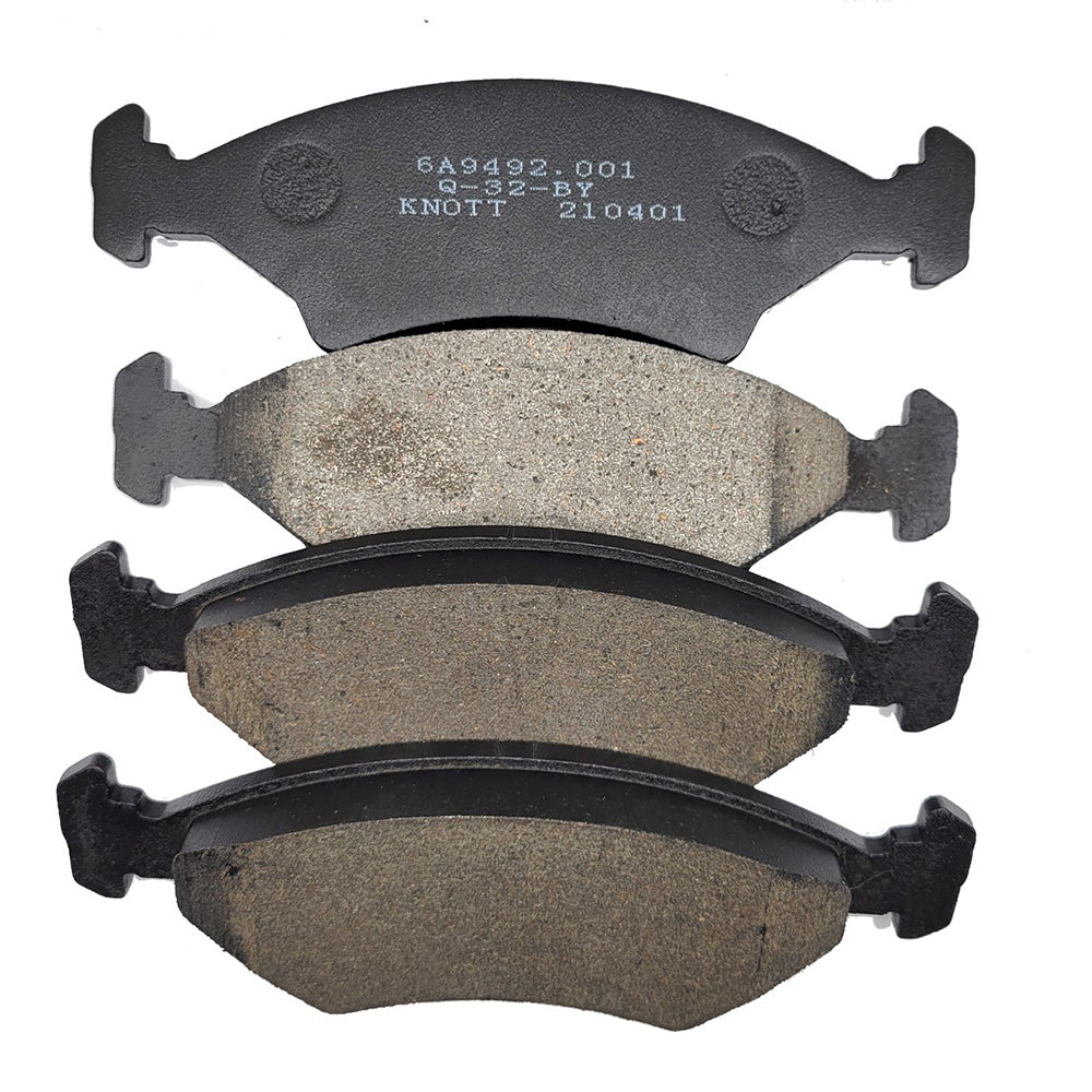 Load Rite by Knott Brake Pads 10 12" Disc Full Axle 2 Sets Inner Outer