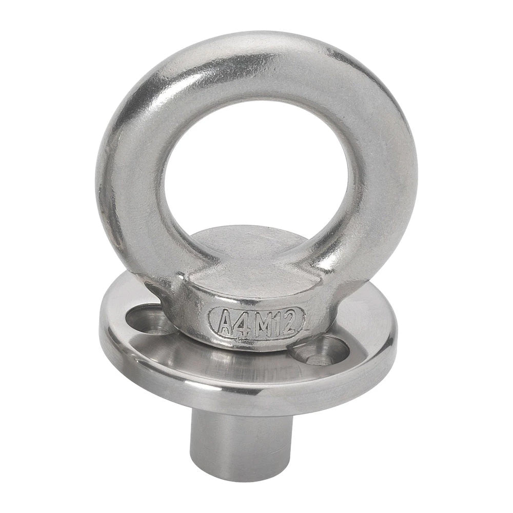 Barton Deck Plate w/Fixing Eye w/Blanking Plug - M12 Eye