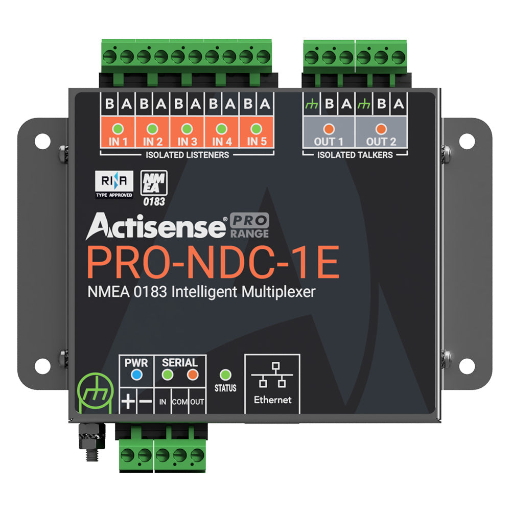 Actisense PRO NMEA 0183 Multiplexer - 5 Inputs 2 ISO-Drive Outputs, Ethernet Serial Connections
