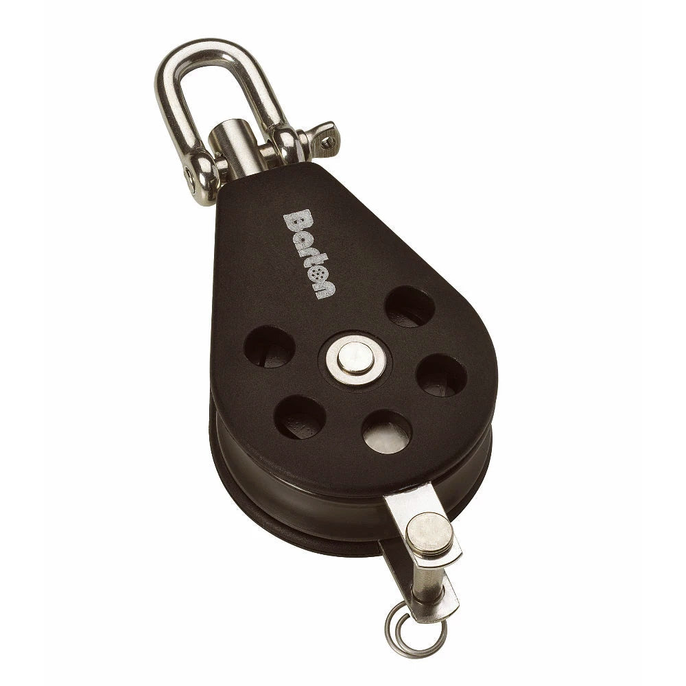 Barton Size 2 35mm Plain Bearing Pulley Block Single Swivel Becket