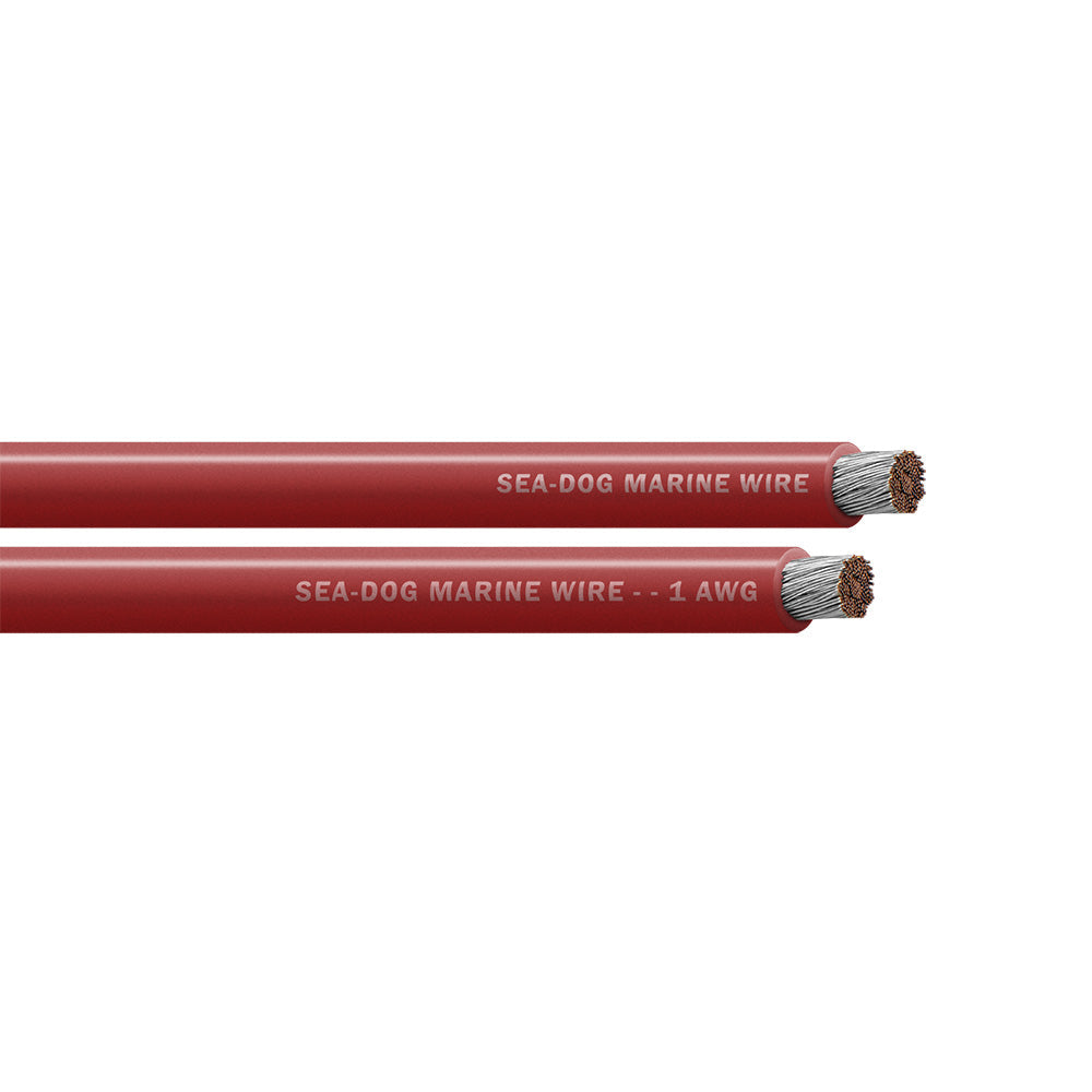 Sea-Dog 1 AWG Red Battery Cable - 300'