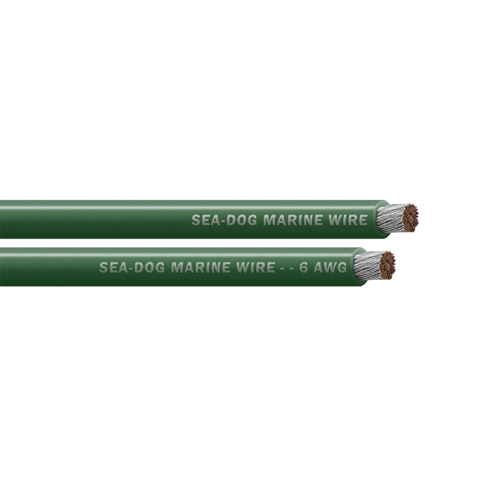 Sea-Dog 6 AWG Green Battery Cable - 100'
