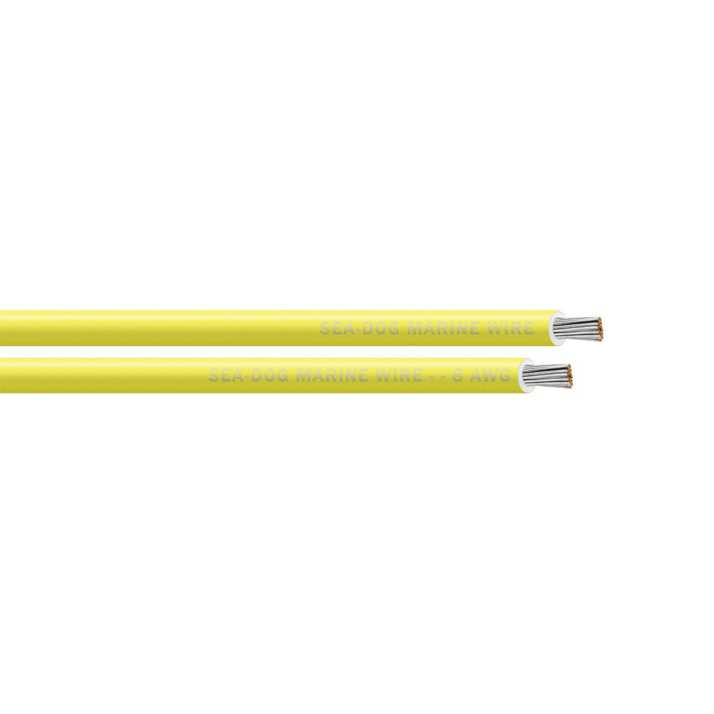 Sea-Dog 8 AWG Yellow Primary Wire - 100'