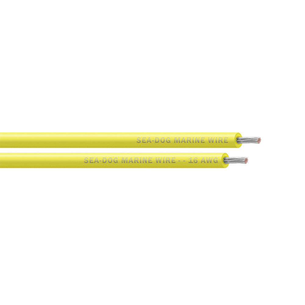 Sea-Dog 16 AWG Yellow Primary Wire - 1000'
