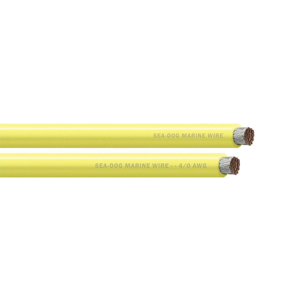 Sea-Dog 4/0 AWG Yellow Battery Cable - 50'