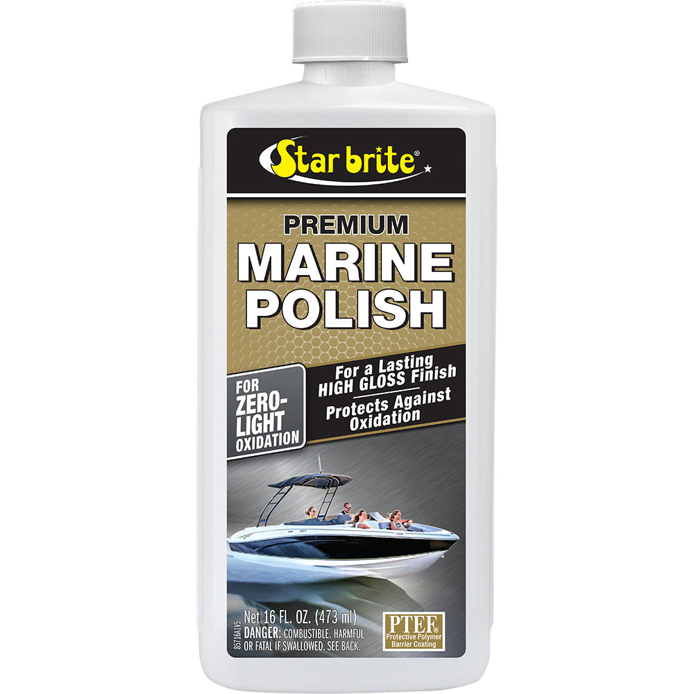 Star brite Premium Marine Polish - UV Protection High Gloss Finish - 16 oz