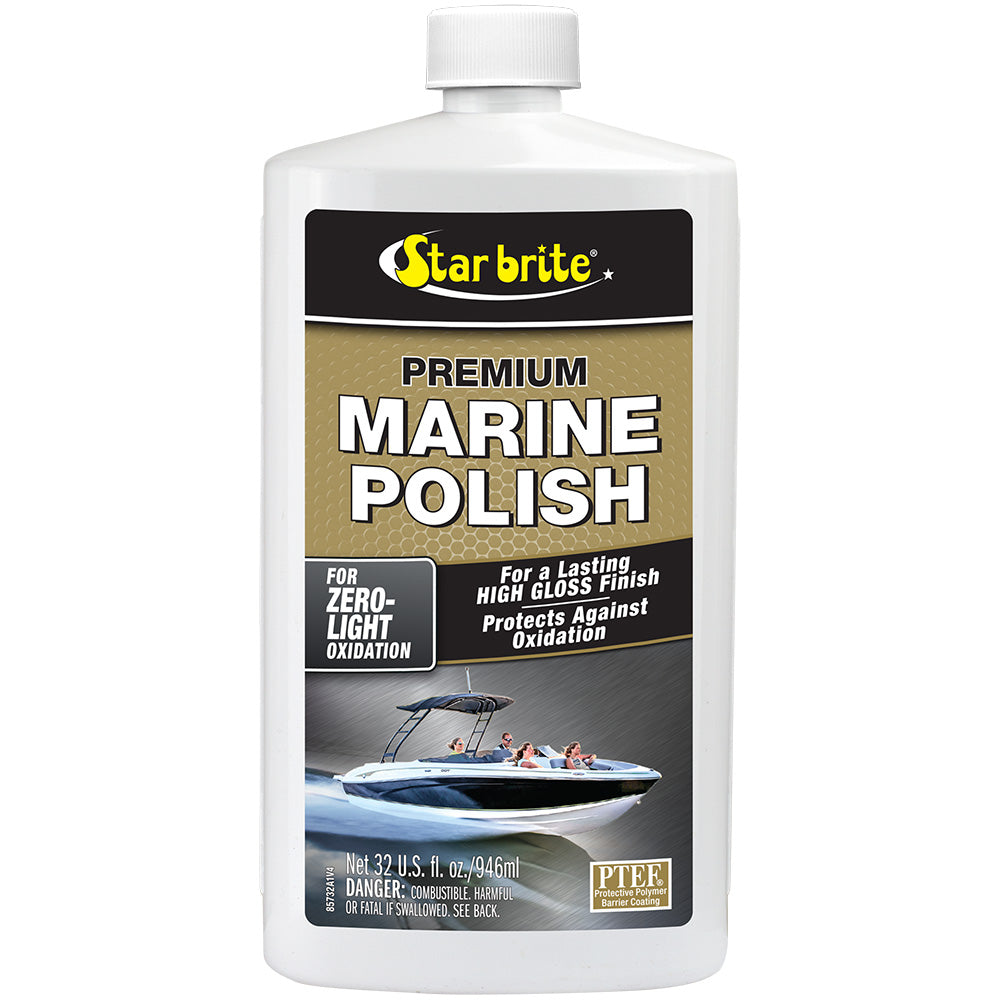 Star brite Premium Marine Polish - UV Protection High Gloss Finish - 32 oz