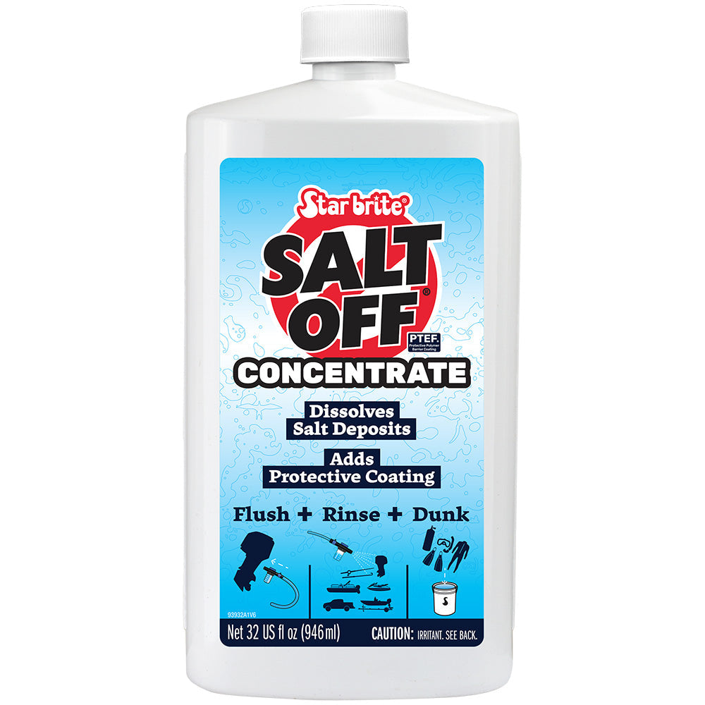 Star brite Salt Off - Concentrate- Salt Remover Wash Engine Flush - 32 oz