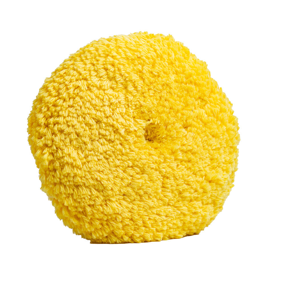 Lake Country Yellow Twisted Acrylic Wool Pad 8" x 1.5" Quick Disconnect