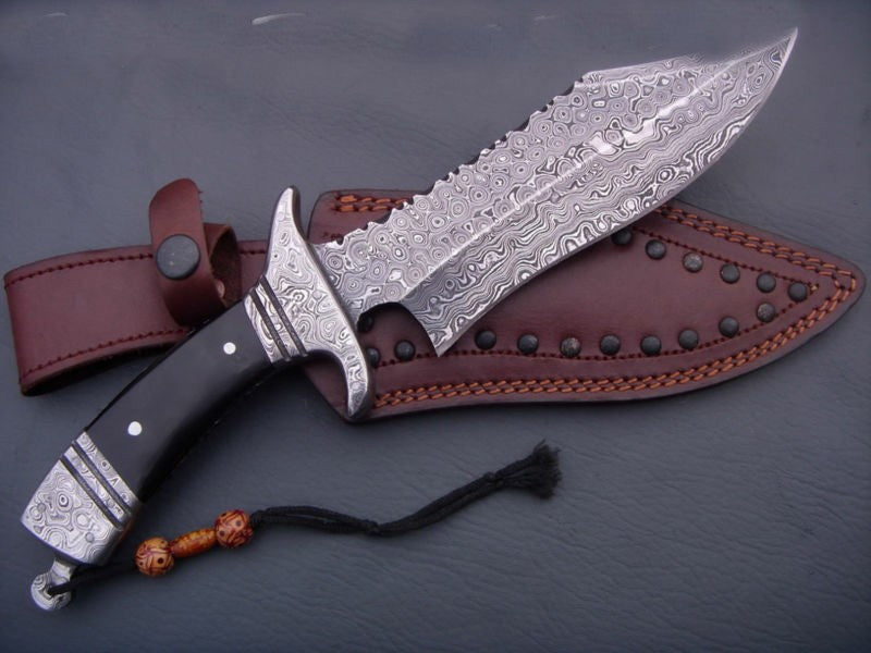 DAMASCUS HUNTER KNIFE