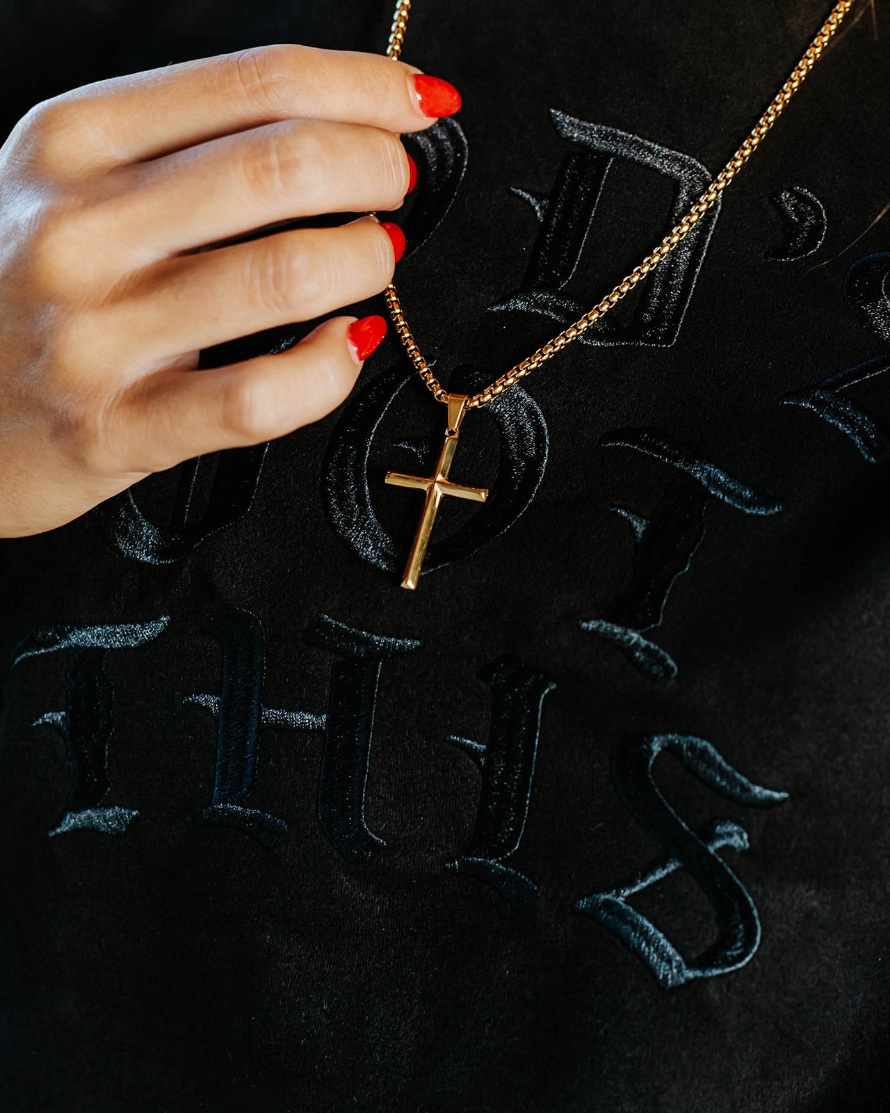 Gold Cross Necklace
