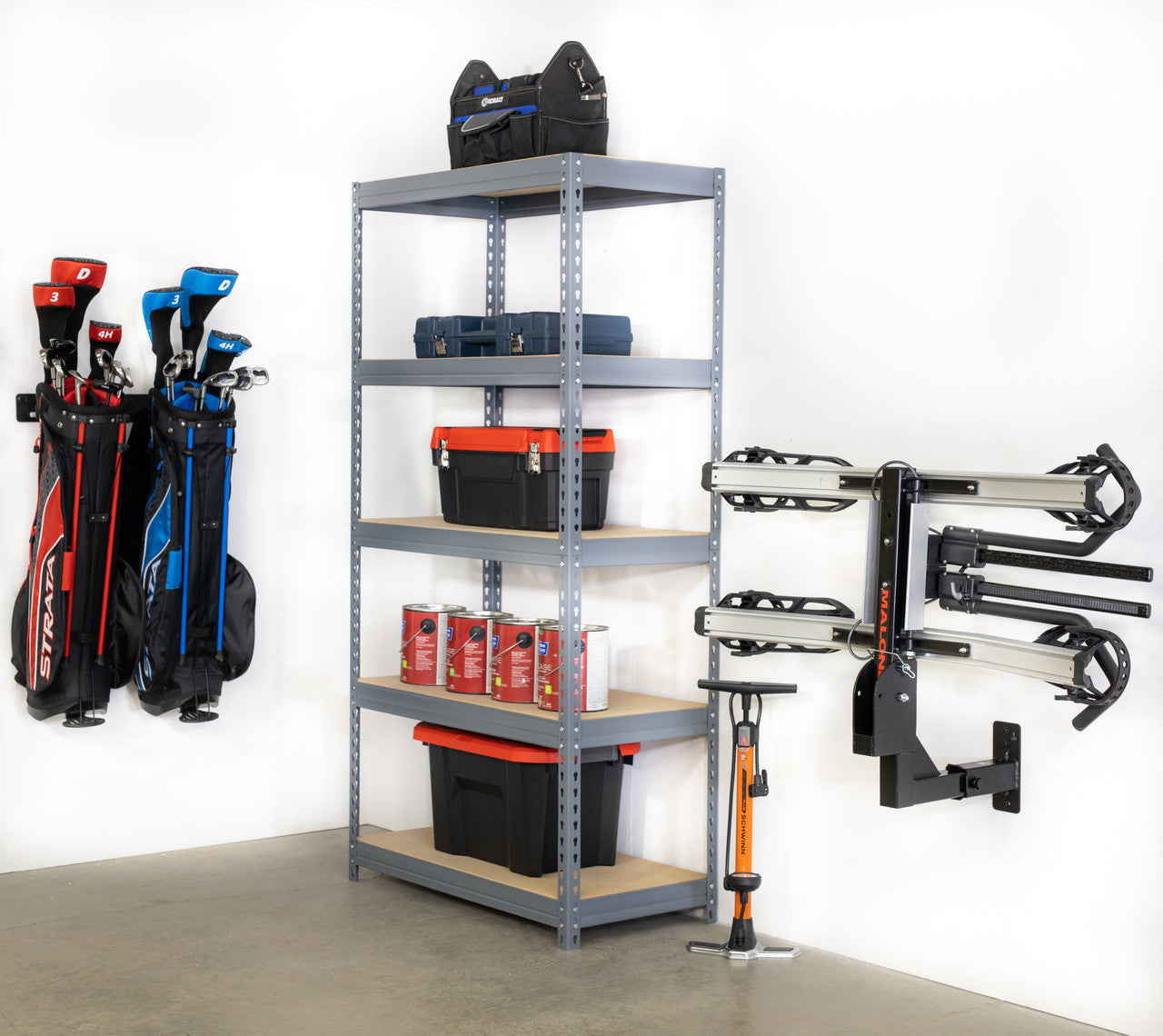 1.25" Haymarket Hitch Wall Mount | Holds Bike or Cargo Car Rack