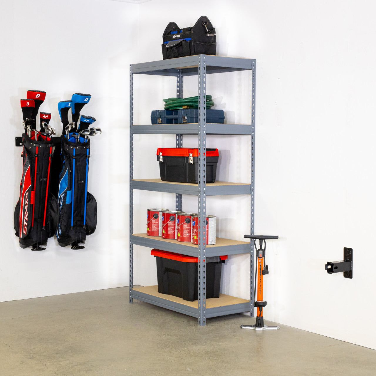1.25" Haymarket Hitch Wall Mount | Holds Bike or Cargo Car Rack