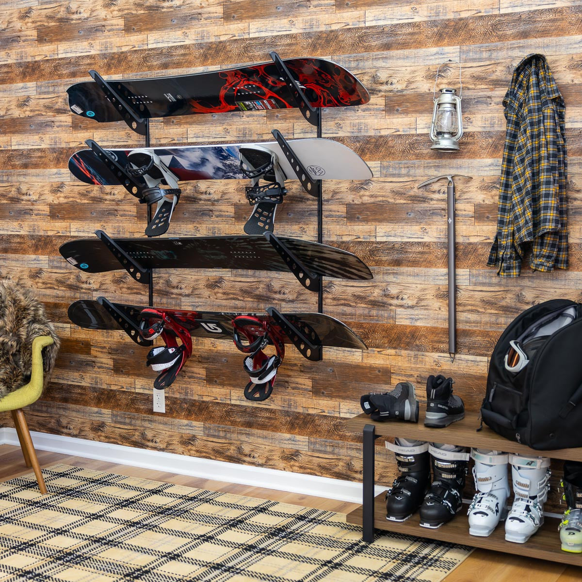 Brighton Snowboard Storage | Adjustable XSR | 4 Levels | Black