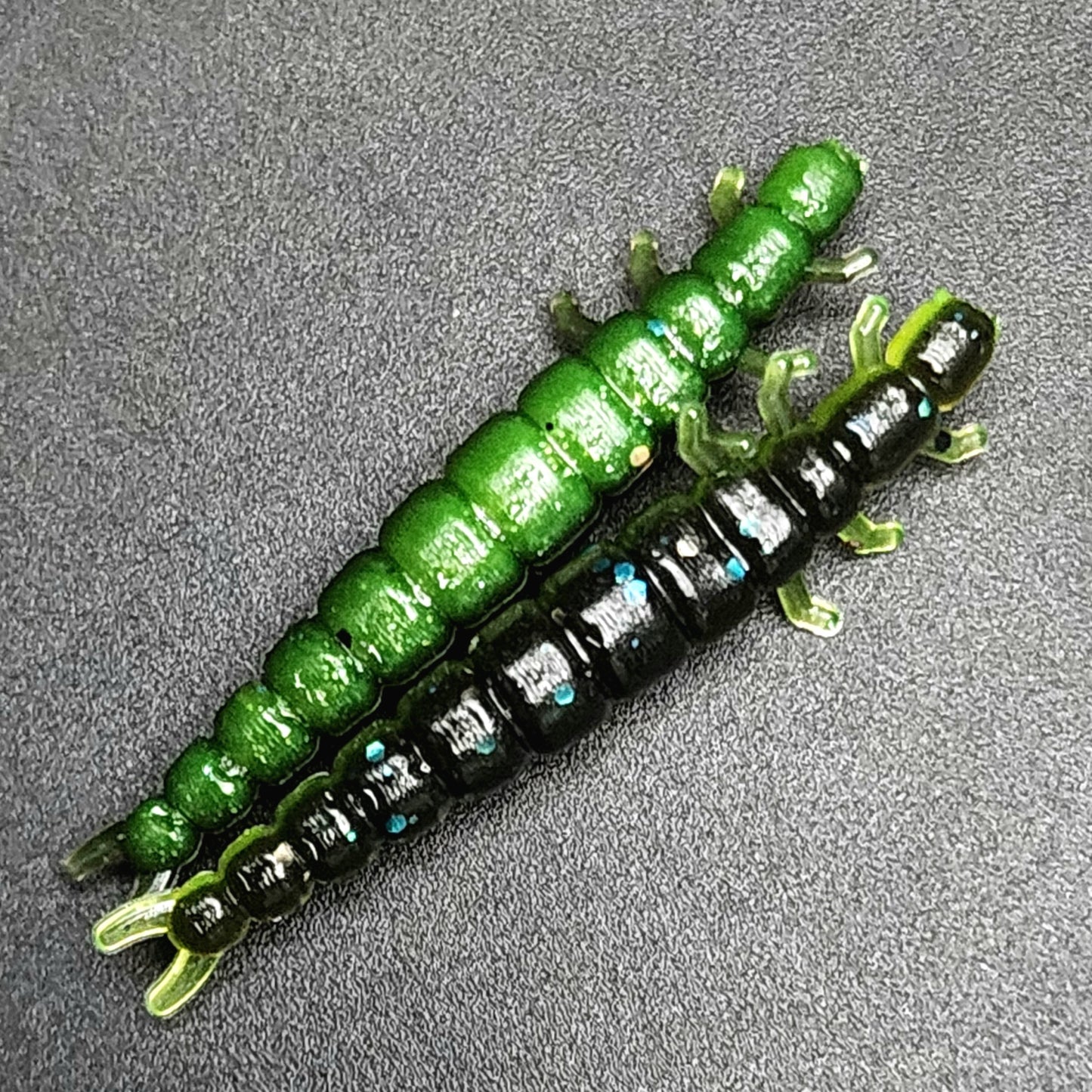 Jar of 1.3" Caddis Fly Larvae "Stream Weaver"