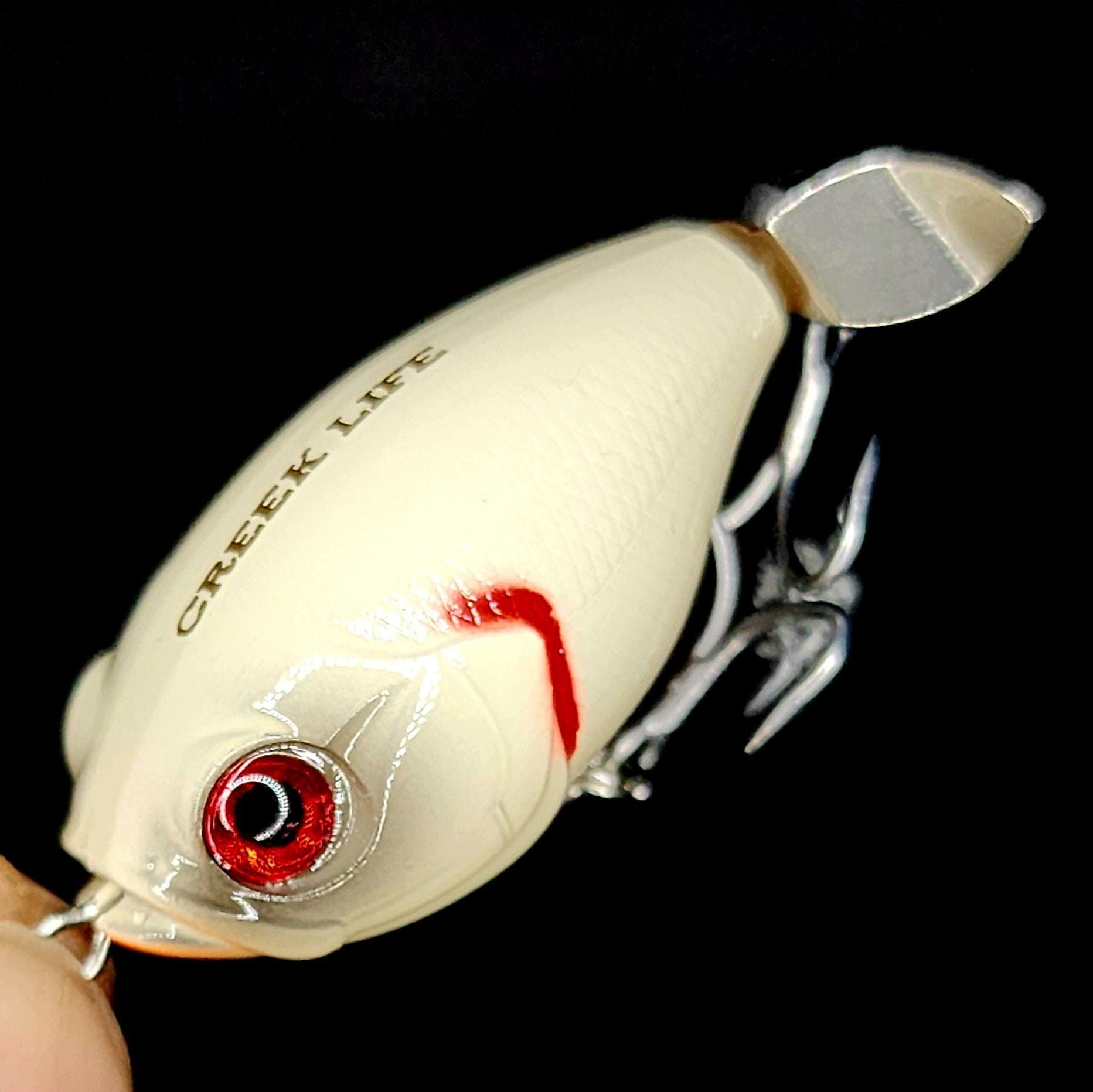 creek candy fishing lures 1.4" Floating Micro Prop Bait "Hillbilly Plop"