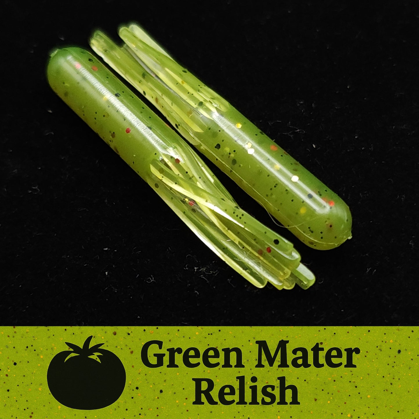 Jar of 1.8" Micro Hollow Tube "The Whisker-Doodle Dangleworm"