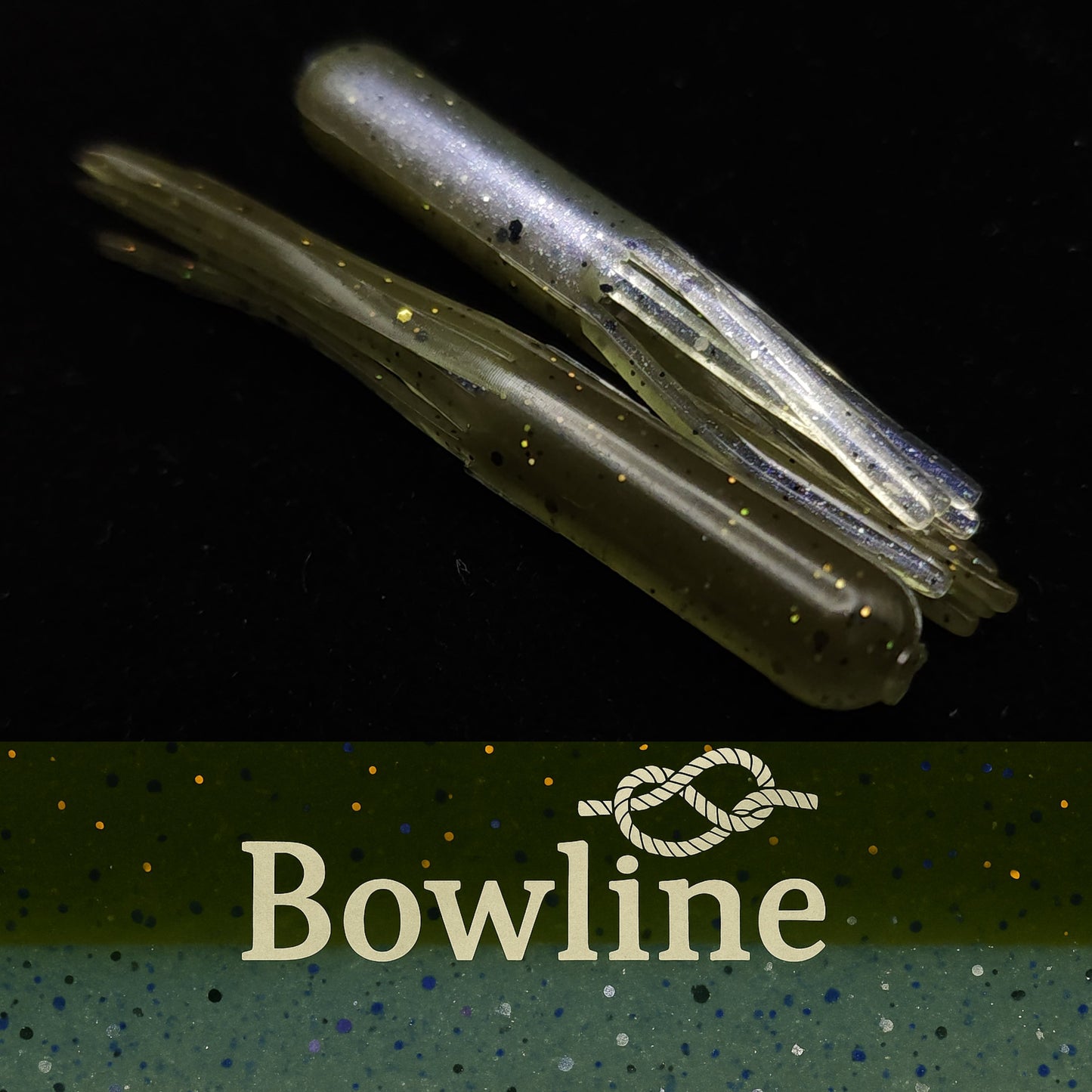 Jar of 1.8" Micro Hollow Tube "The Whisker-Doodle Dangleworm"