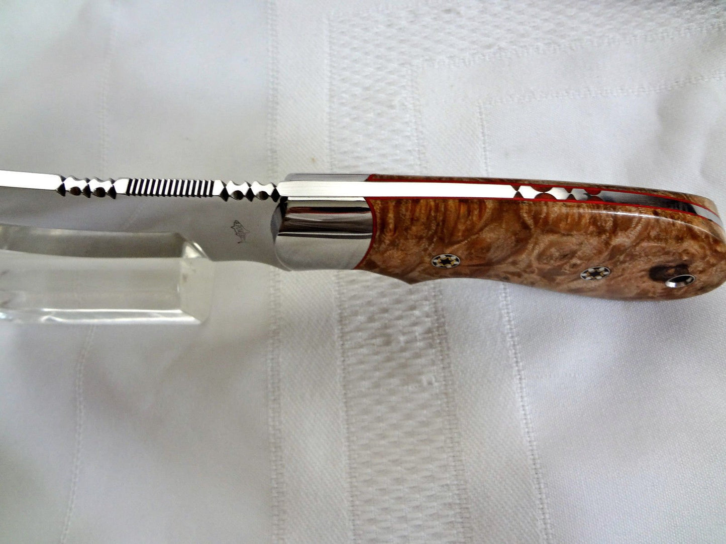 Custom Handmade High Polished D2 Steel Skinner Knife