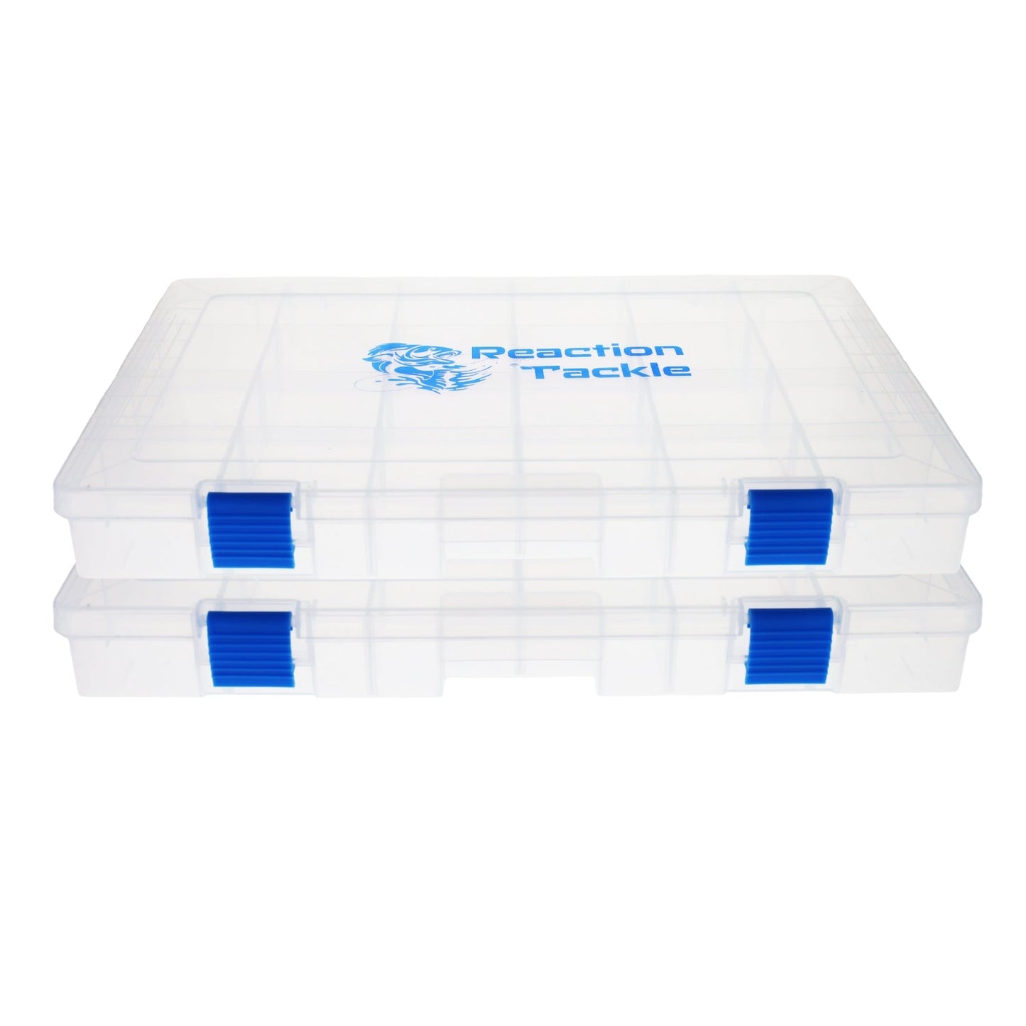 Reaction Tackle Basic Tackle Tray- Affordable, Lightweight Design with 2 Secure Clips