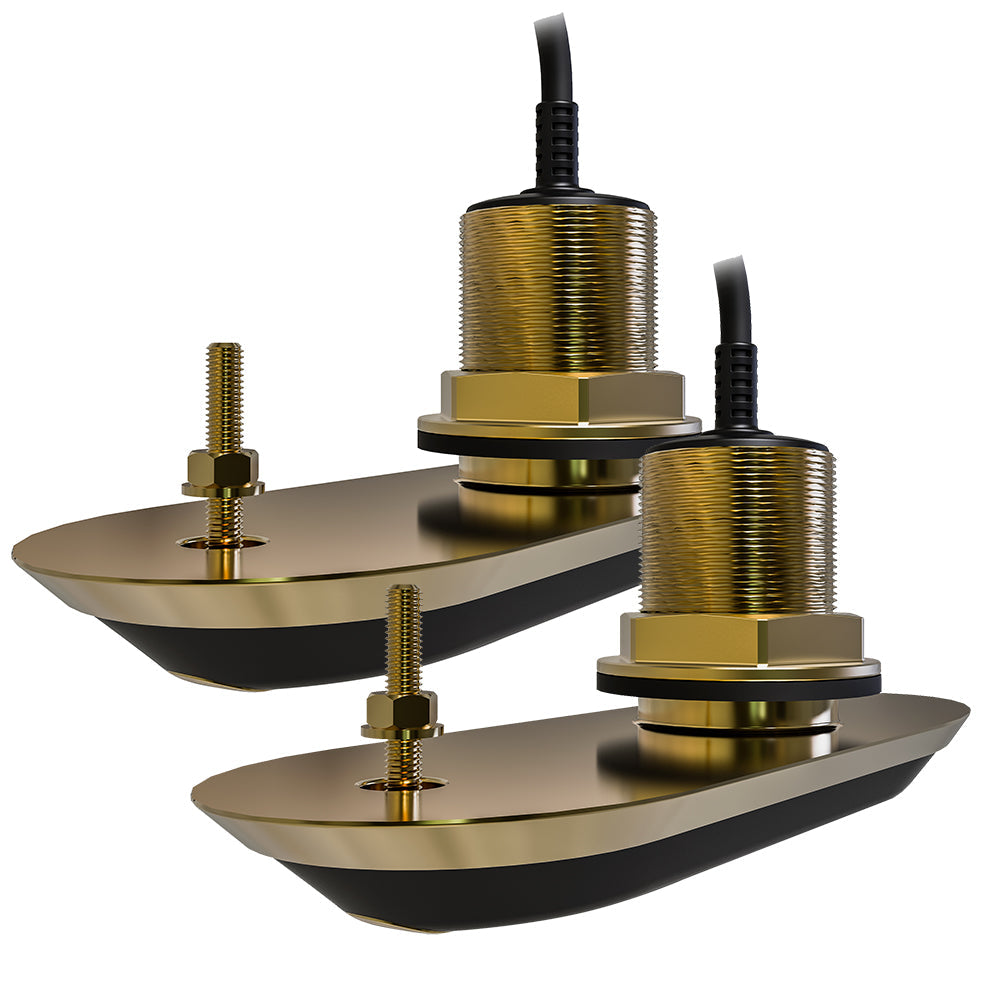 Raymarine RV-212 RealVision 3D Bronze Thru-Hull Transducer Pair Pack - 12 - 8M Cable Y-Cable