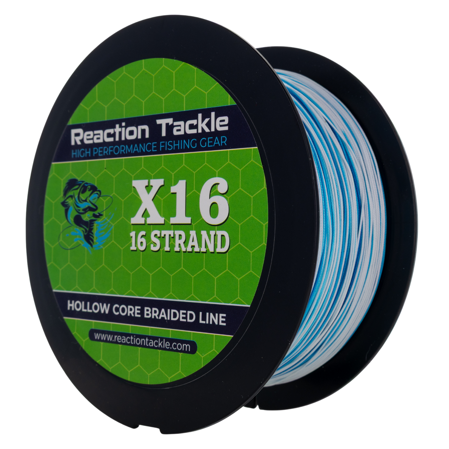 Reaction Tackle Hollow Core - 16 Strand Braided Fishing Line