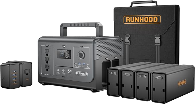 Runhood RALLYE 1200 PRO Power Station + 200W solar panel