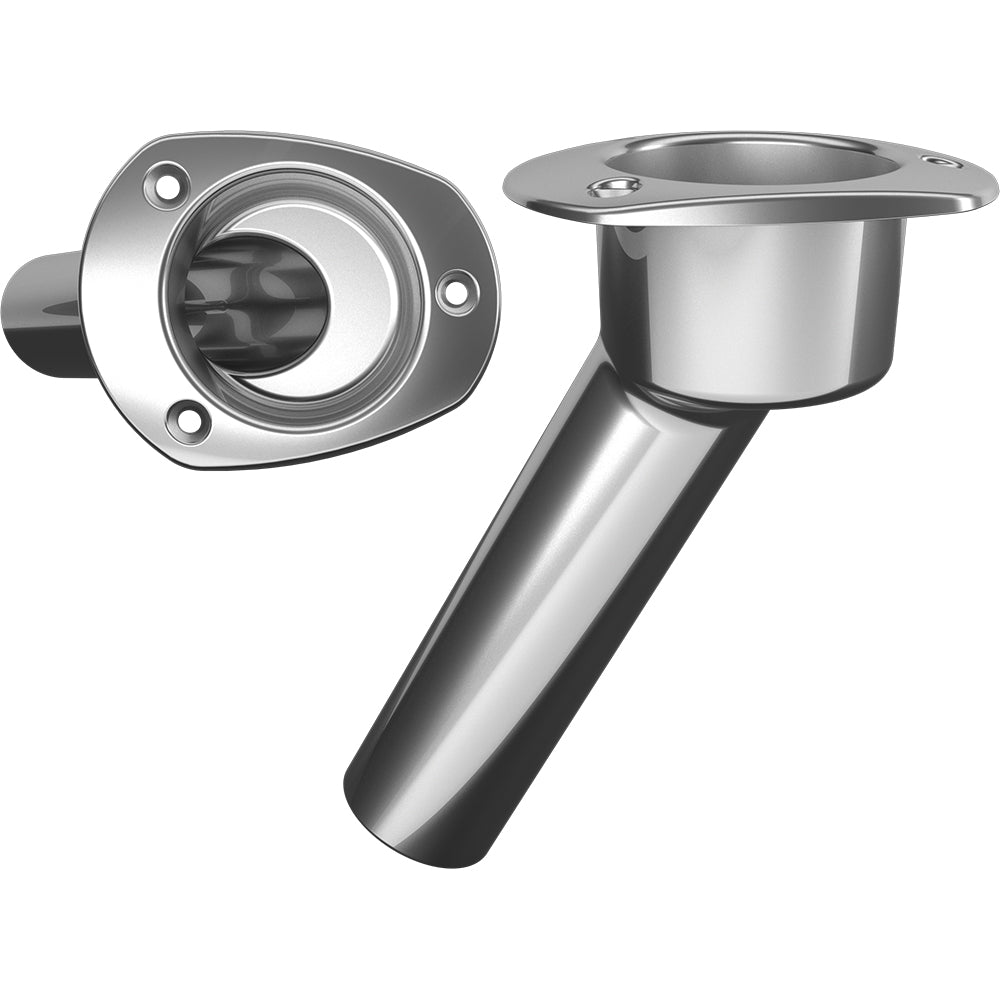 Mate Series Stainless Steel 30 Rod Cup Holder - Open - Oval Top