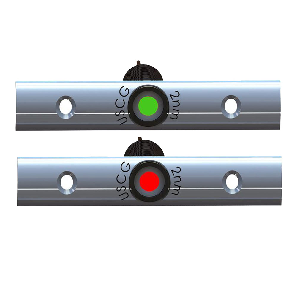 TACO Rub Rail Mounted LED Navigation Light Set - 4" w/Deutsch Plug Port Starboard