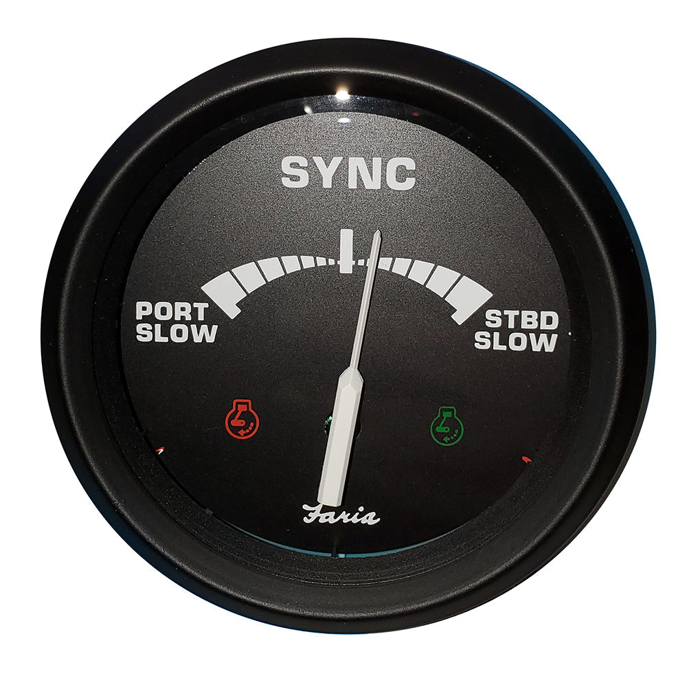 Faria 4" Gauge Engine Synchronizer f/Dual Engines Gas Diesel