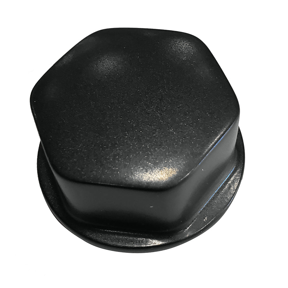 Schmitt Marine Faux Center Nut Black w/1/2" 5/8" M12 Base f/Cast Steering Wheels