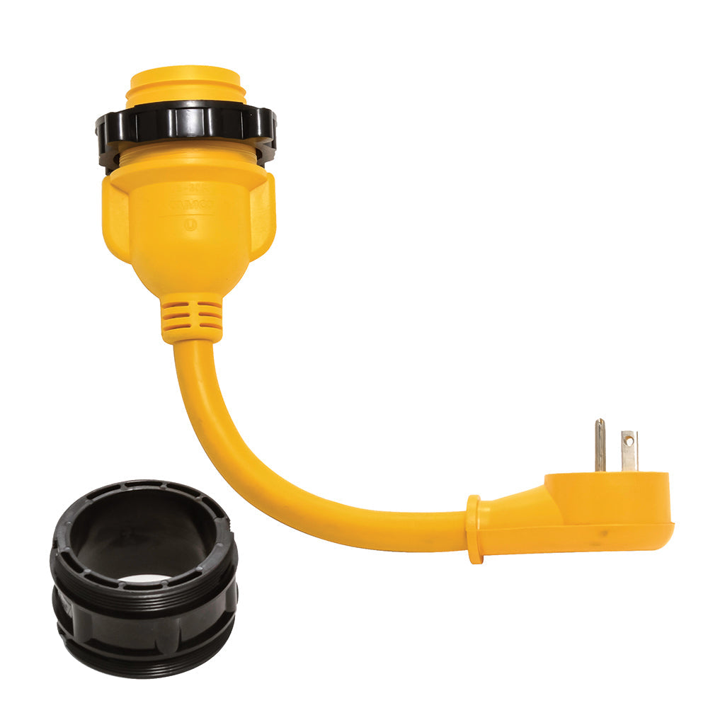 Camco 15AM/30AF Power Grip Dogbone - Marine 12" 90M/F-Locking
