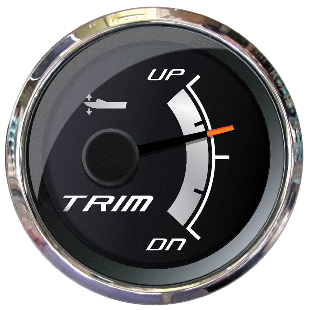 Faria Platinum 2" Trim Gauge f/Mercury, Mariner, Mercruiser, Volvo DP, Yamaha 2001 Newer