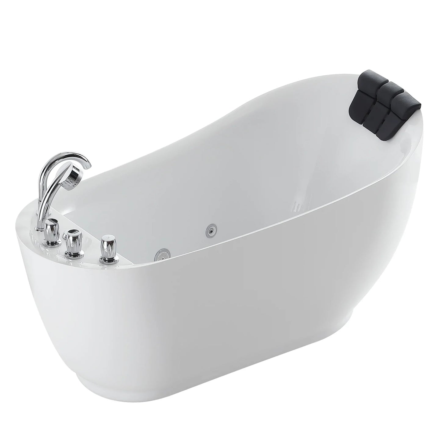 Empava 67 in. Whirlpool Freestanding Acrylic Bathtub - EMPV-67AIS05
