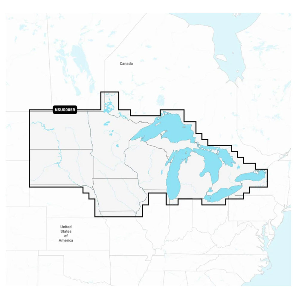 Garmin Navionics+ NSUS005R U.S. North Great Lakes