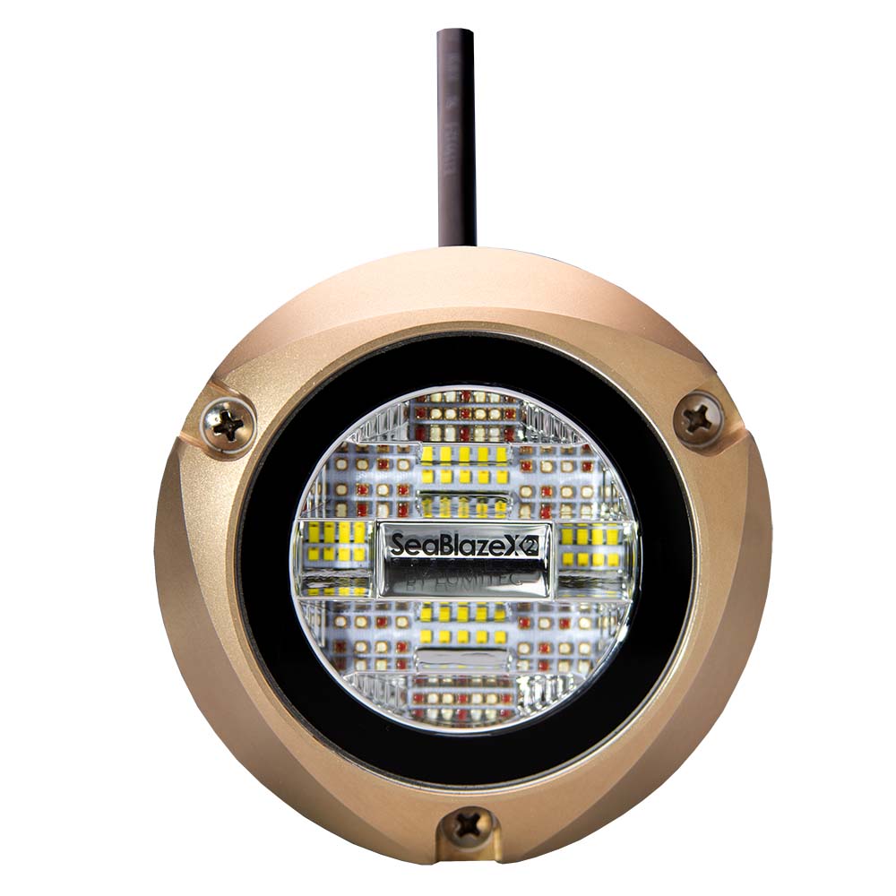 Lumitec Zambezi X2 Surface Mount Underwater Light - White Blue