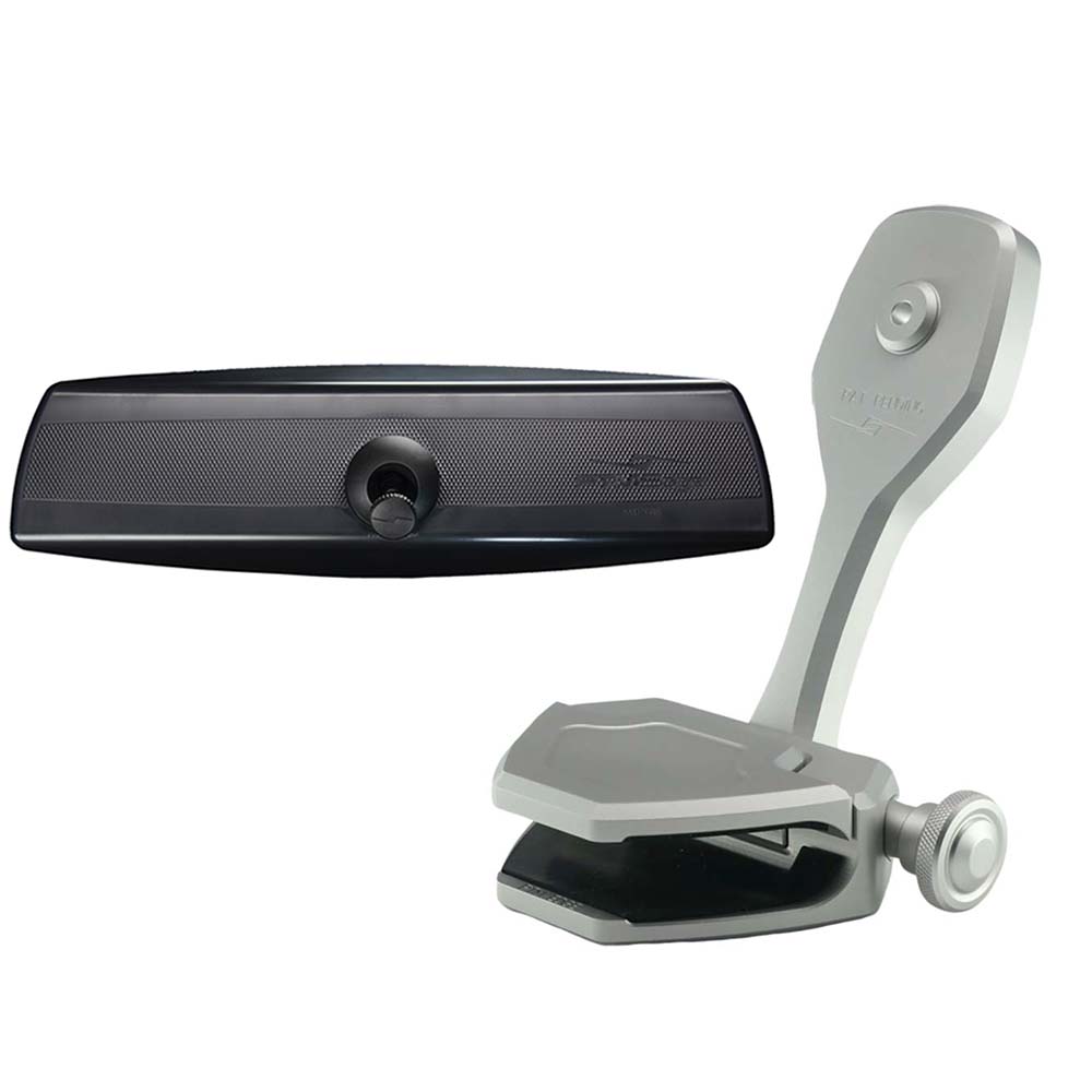 PTM Watersports Mirror/Bracket Kit w/VR-140 PRO Mirror ZXR-361 (Silver)