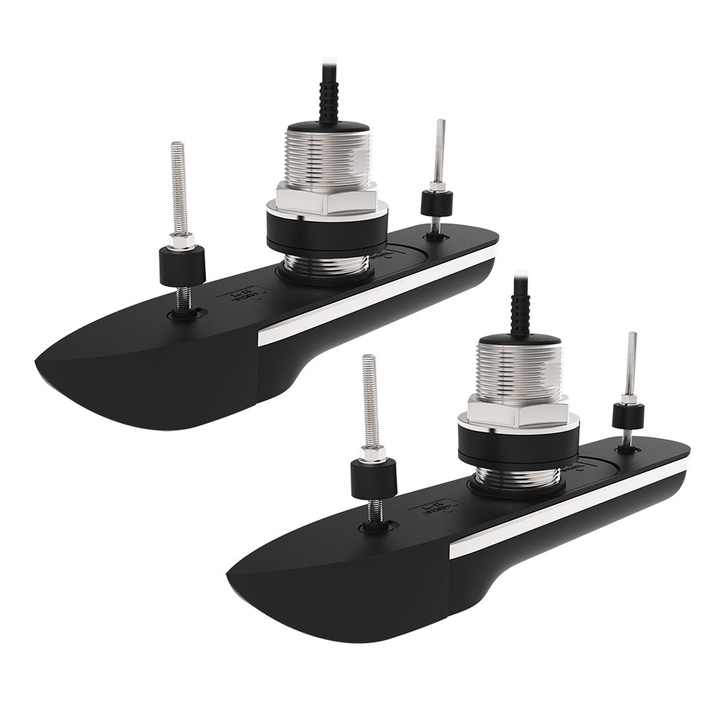 Raymarine RVM-412 Stainless Steel Thru-Hull Pair, 12 Degree Deadrise 10M Cable