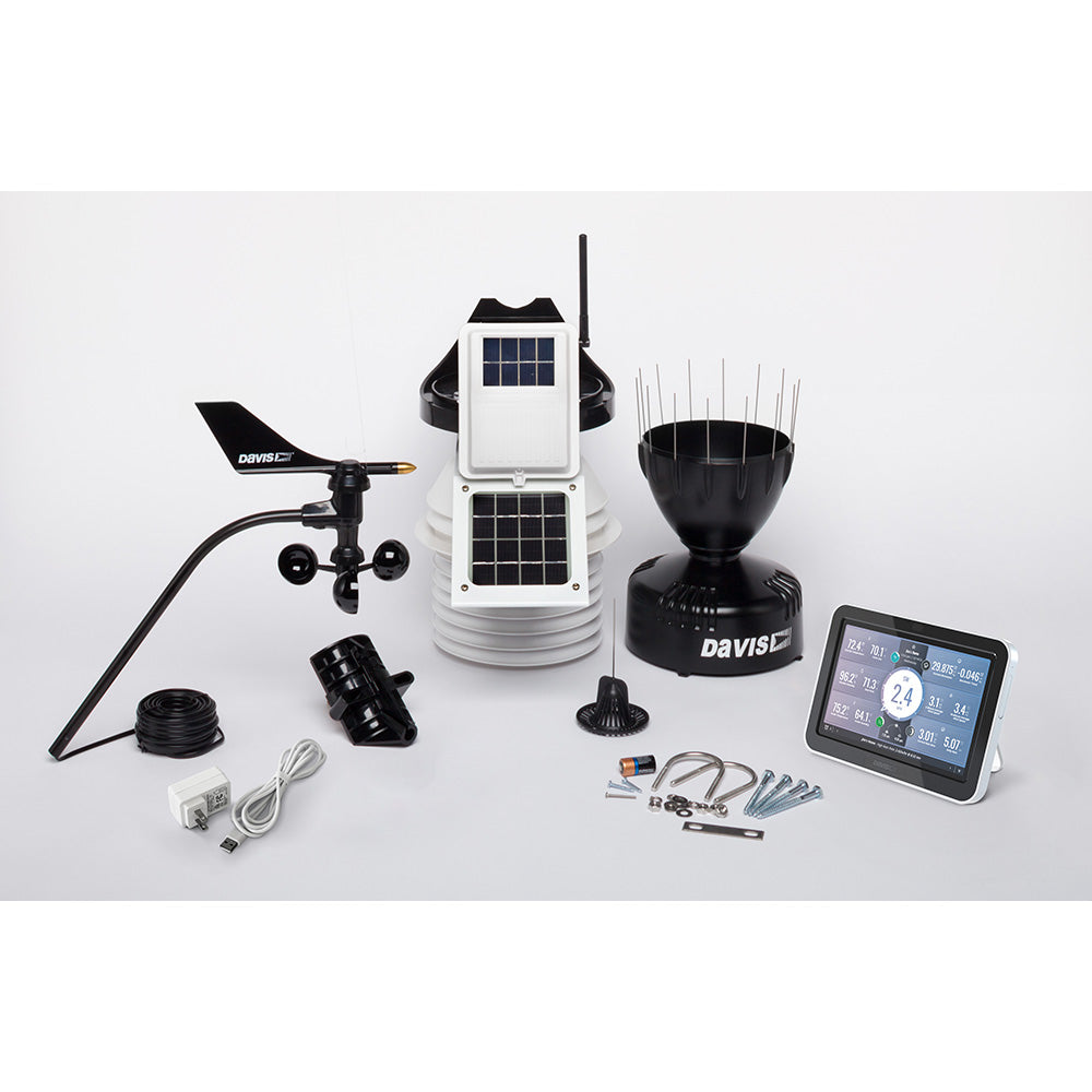 Davis Vantage Pro2 Wireless Weather Station w/WeatherLink Console 24hr Fan Aspirated Radiation Shield