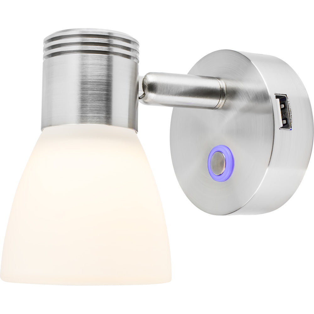 Sea-Dog Cabin Reading Light w/Touch Dimmer USB Port