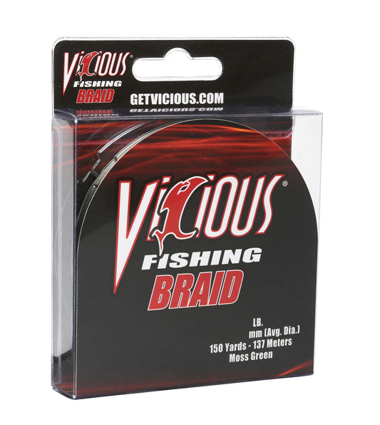 Vicious Standard Green Braid - 40 Lb Test