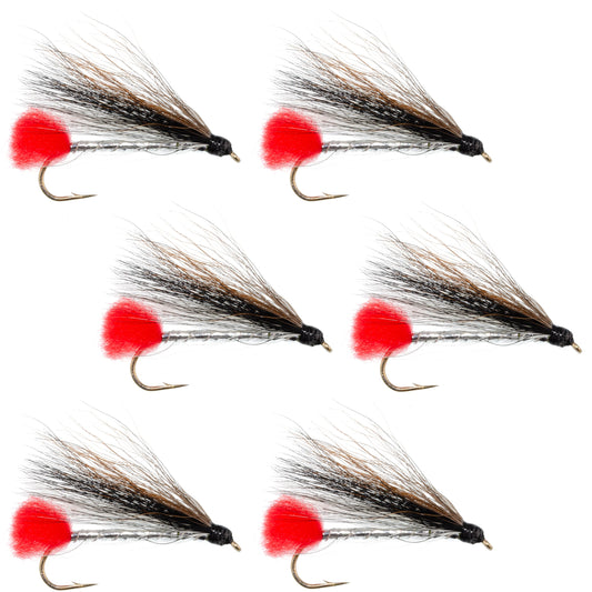 Black Nose Dace Classic Streamer Flies - Set of 6- Hook Size 4