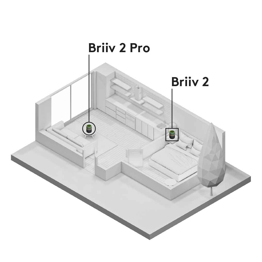 Briiv Large Room System Briiv 2 Pro and Briiv 2